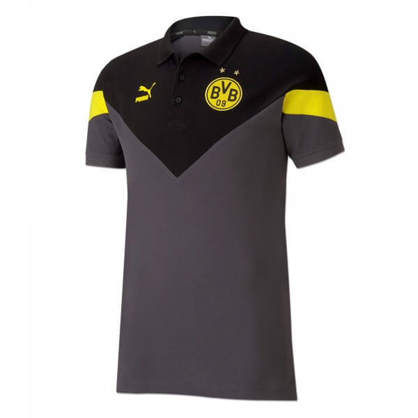 Replicas Polo Borussia Dortmund 2019/20 Negro Gris